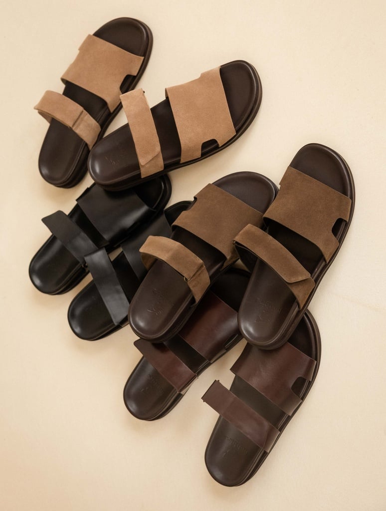 Sandales Plates : Barry - Intense Black