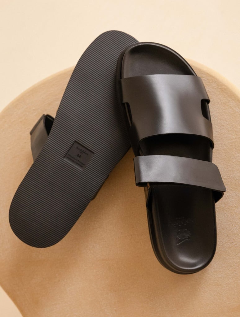 Sandales Plates : Barry - Intense Black