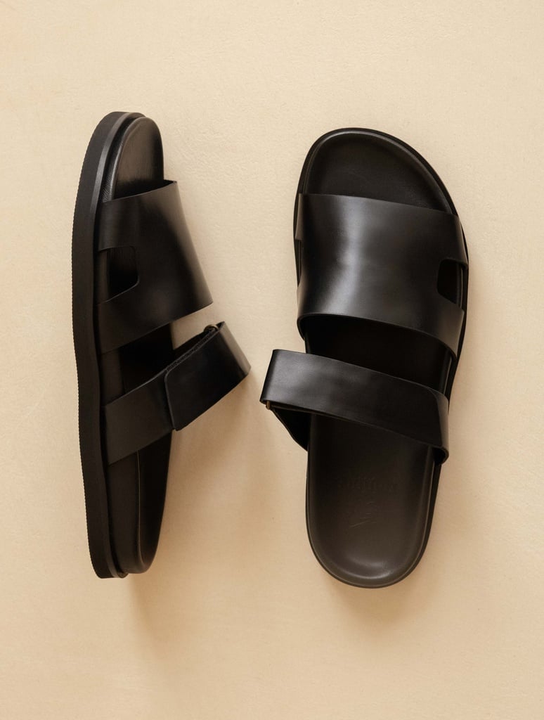 Sandales Plates : Barry - Intense Black