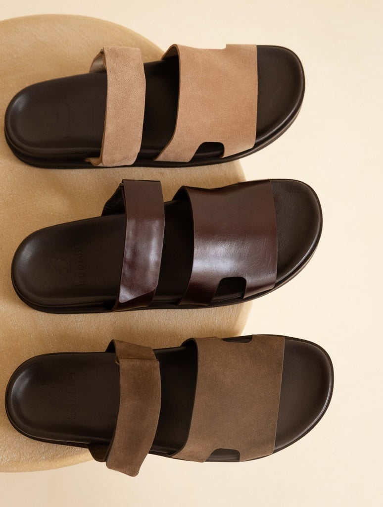 Sandales Plates : Barry - Antelope