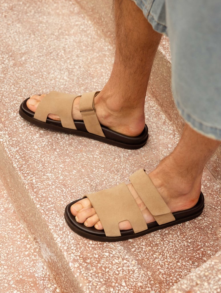 Sandales Plates : Barry - Antelope