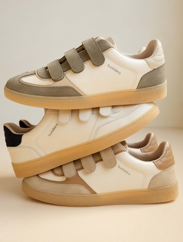 Zapatillas : Björn - Cream & Grey Green