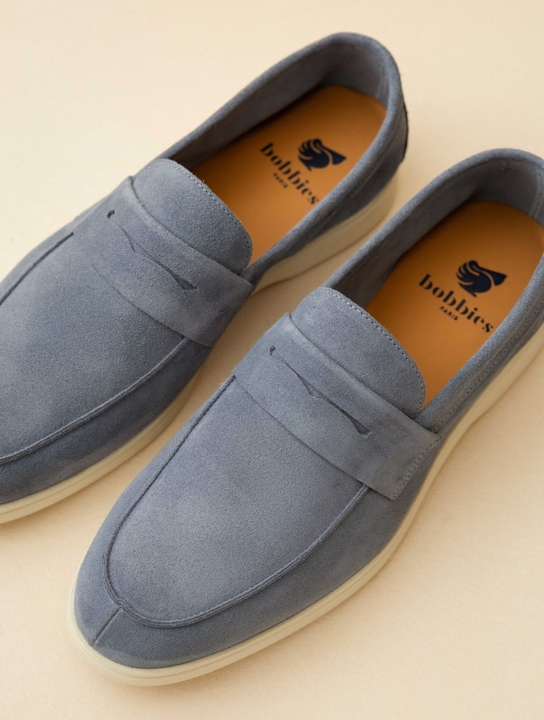 Loafers : Bormes - Blue Grey