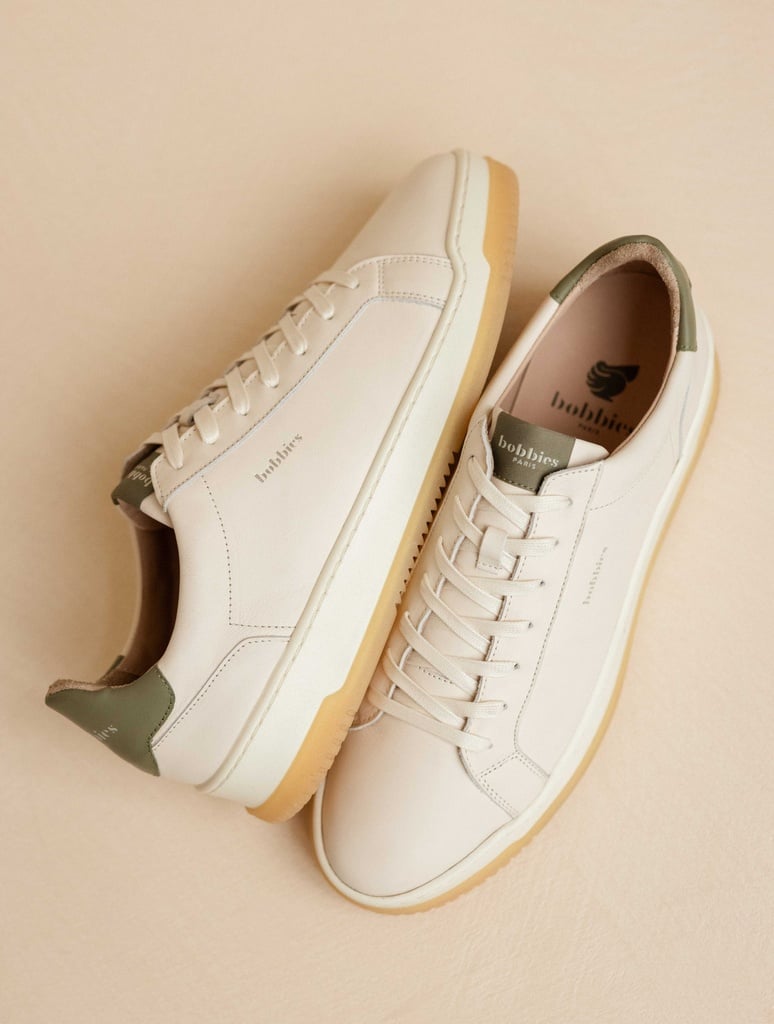 Sneakers : Daniil - Cream & Rosemary