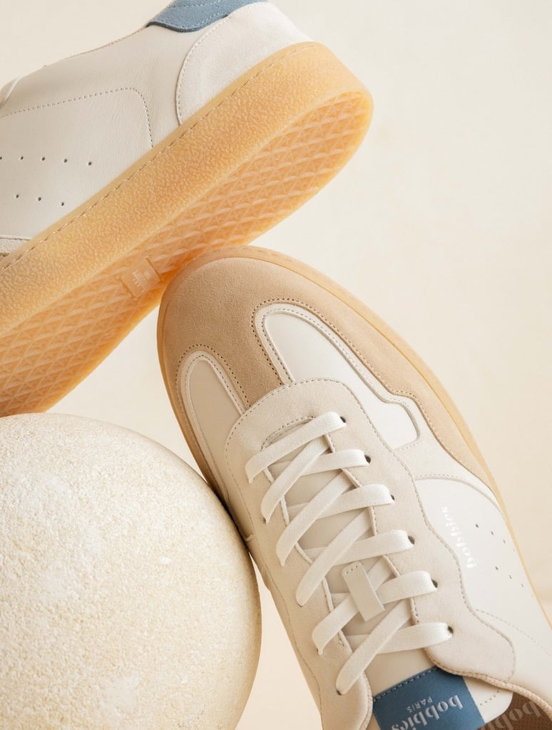 Sneakers : Davis - Off-White & Cool Blue