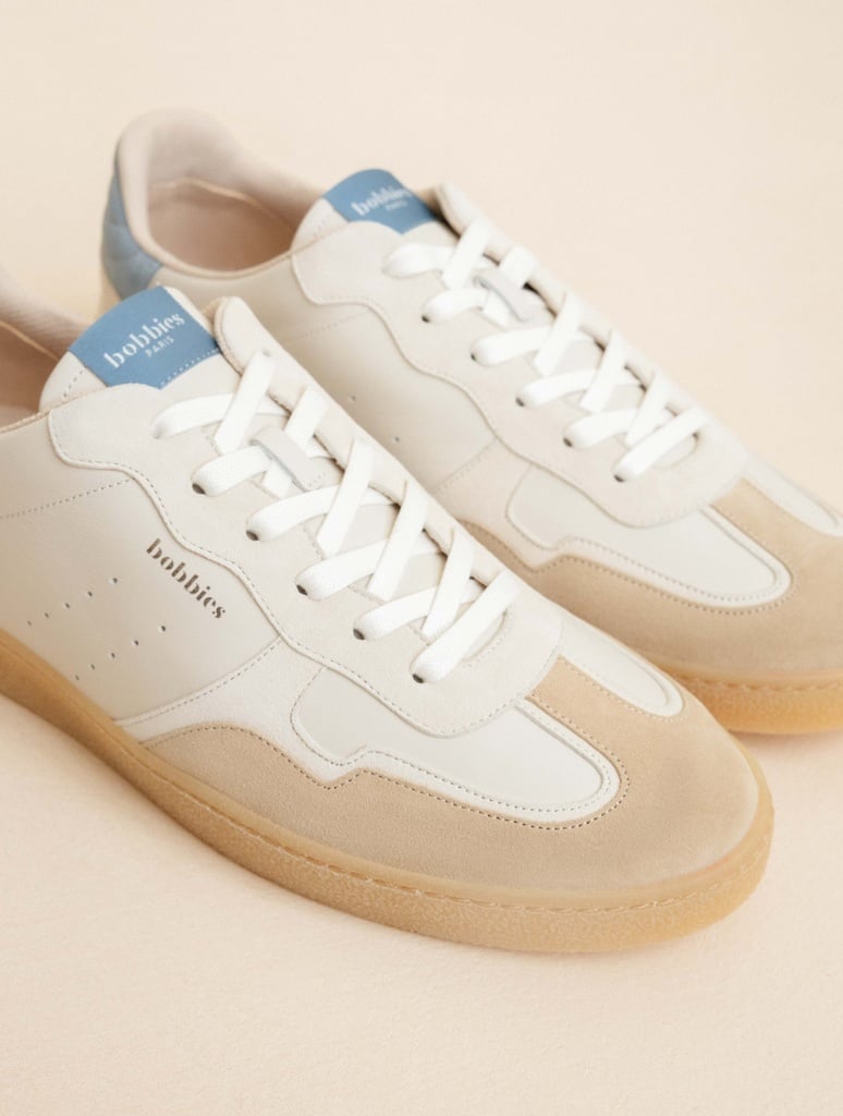 Sneakers : Davis - Off-White & Cool Blue