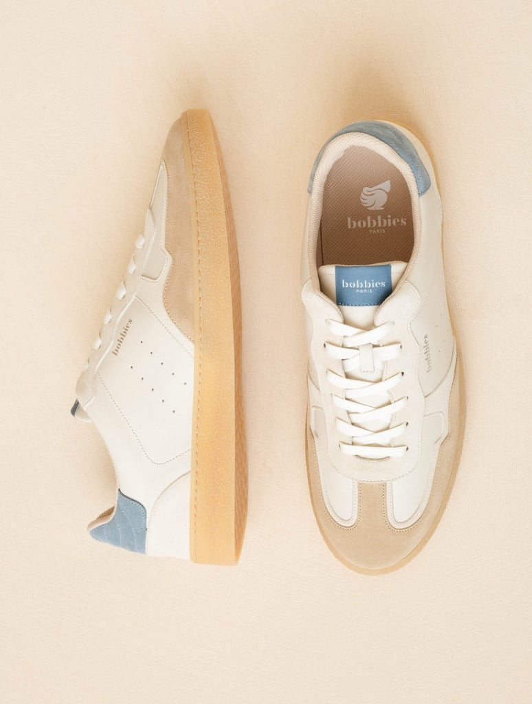 Sneakers : Davis - Off-White & Cool Blue
