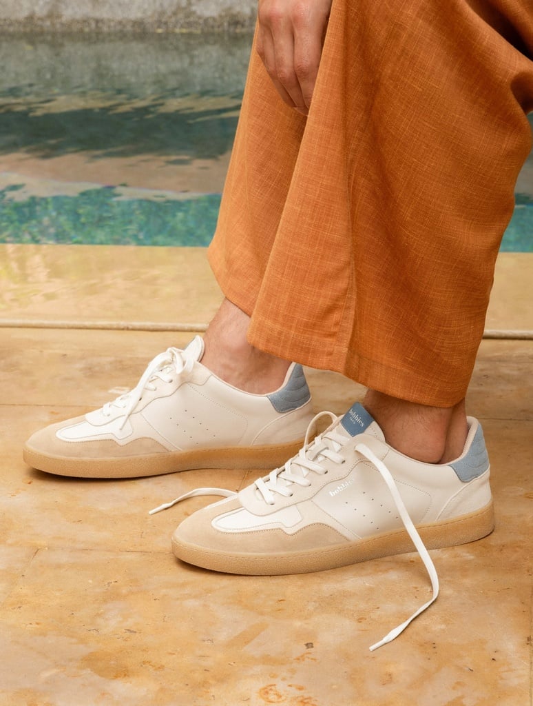 Sneakers : Davis - Off-White & Cool Blue