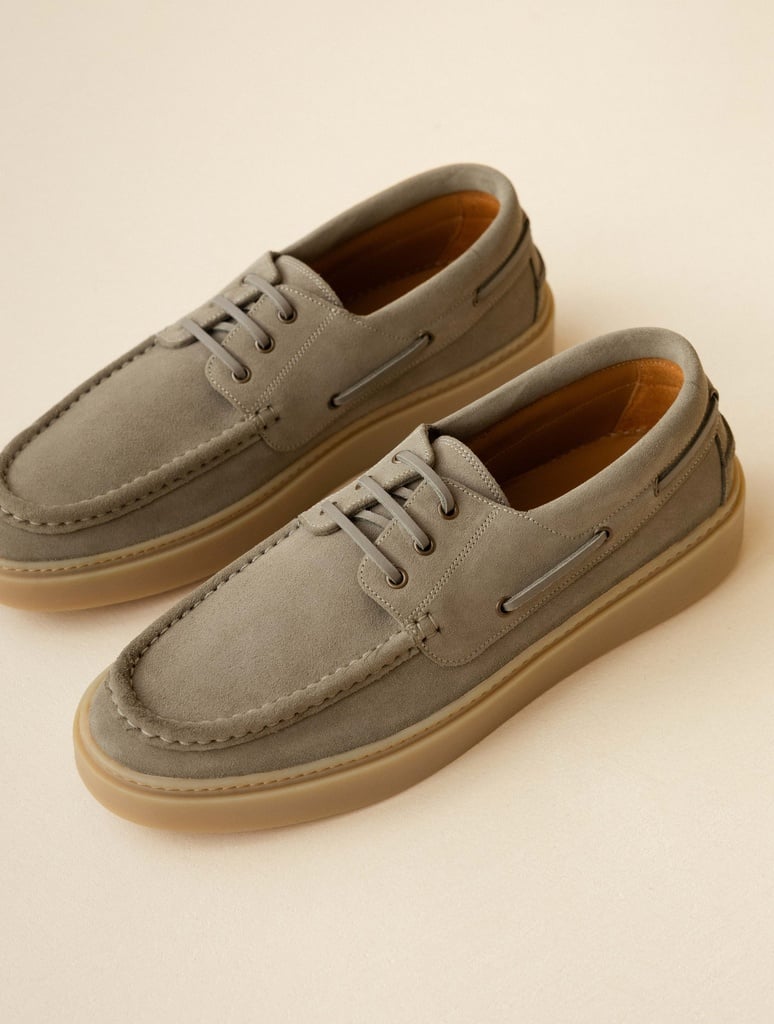 Chaussures Bateau : Ewan - Grey Green
