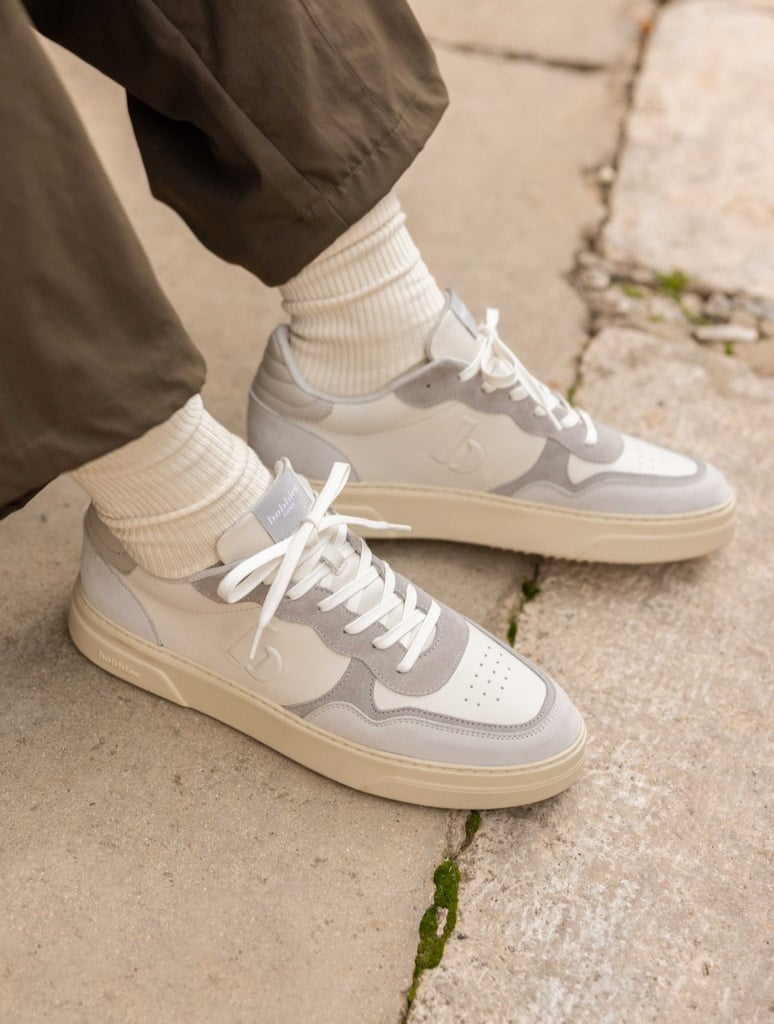 Sneakers : Fletcher - Off-White & Pearl Grey