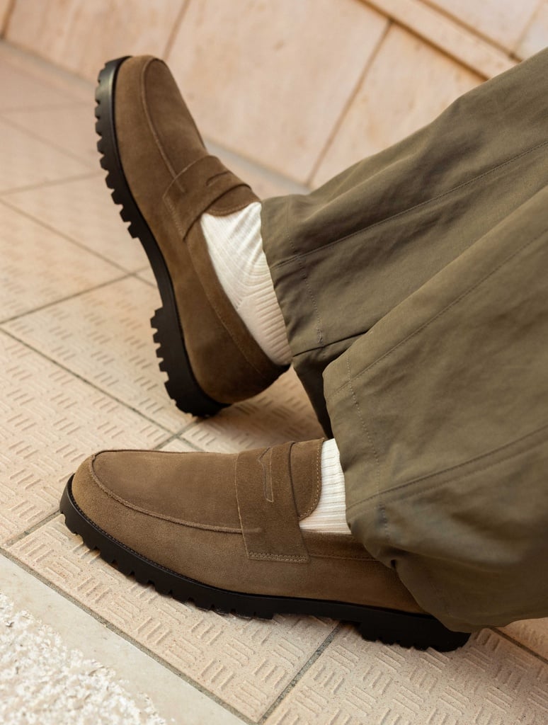 Loafers : Frank - Khaki Brown