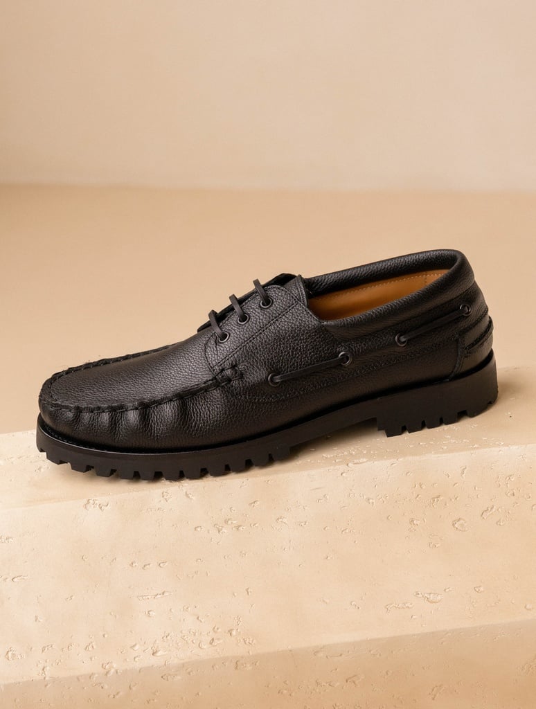 Boat Shoes : Harry - Caviar