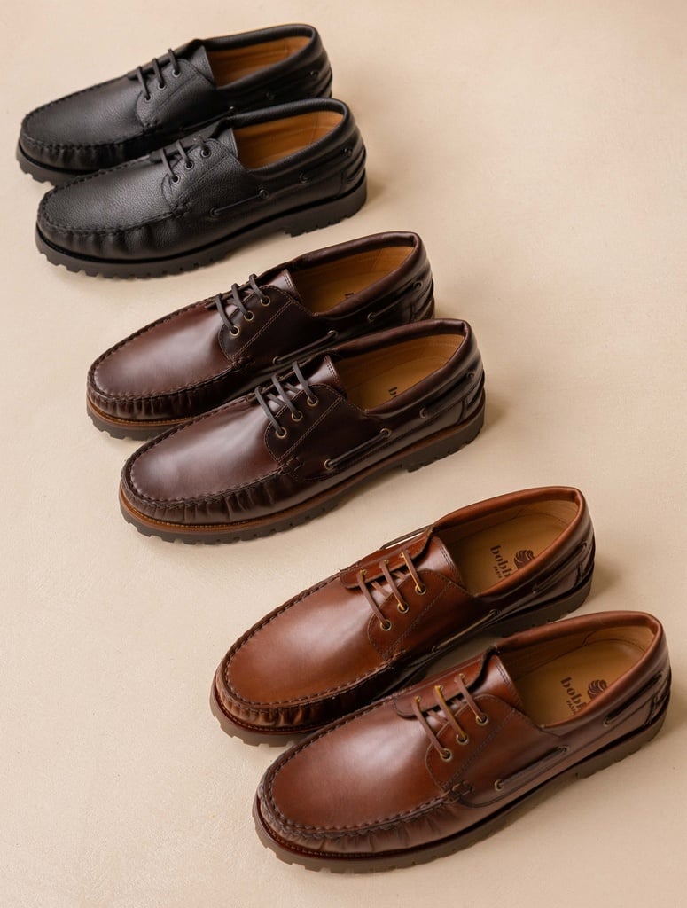 Boat Shoes : Harry - Caviar