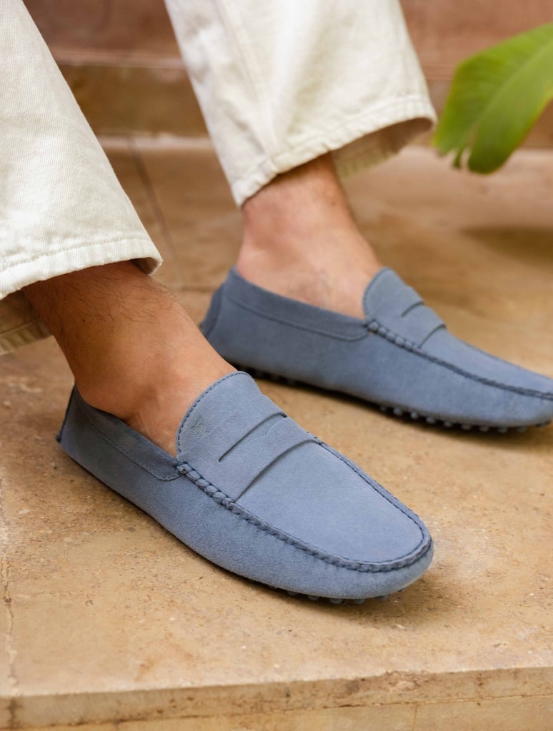 Loafers : Lewis - Blue Grey