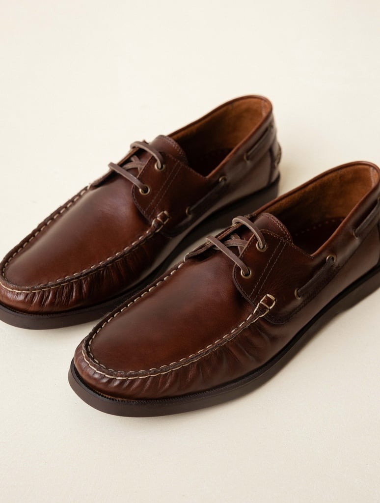 Chaussures Bateau : Lucca - Coffee Liqueur