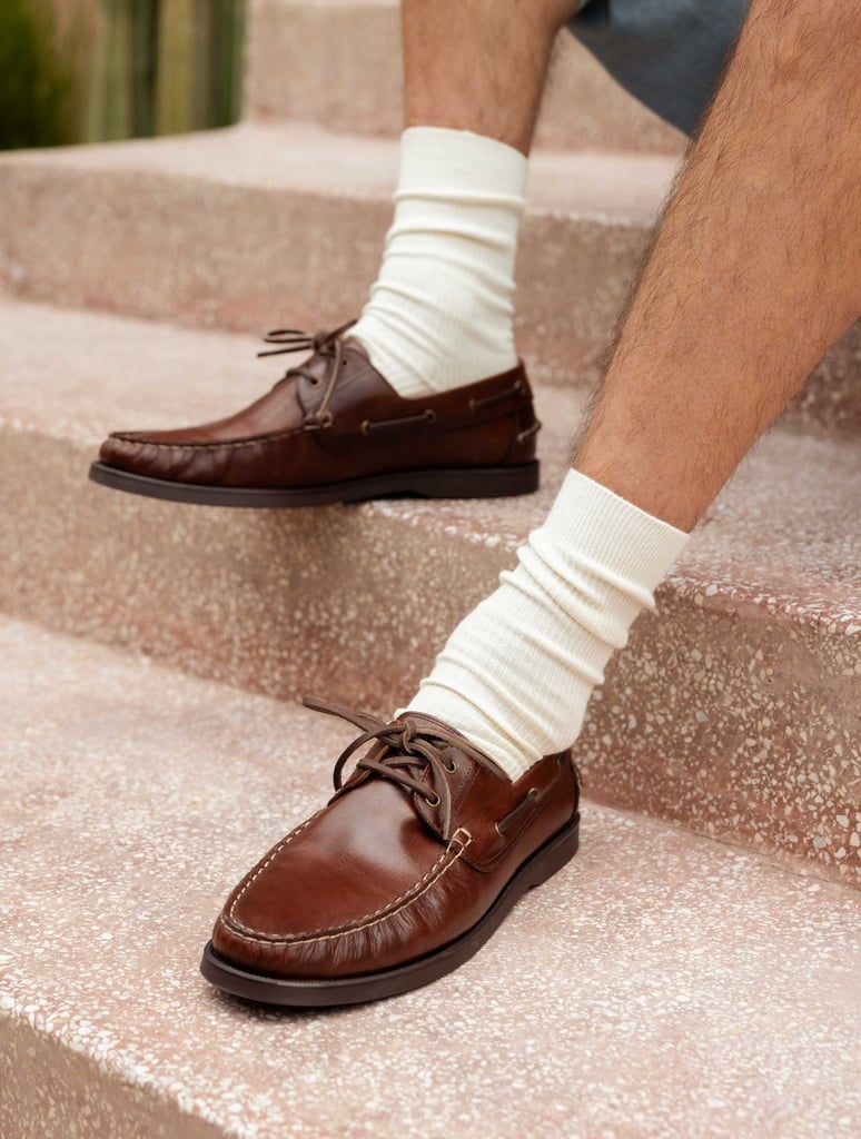 Chaussures Bateau : Lucca - Coffee Liqueur