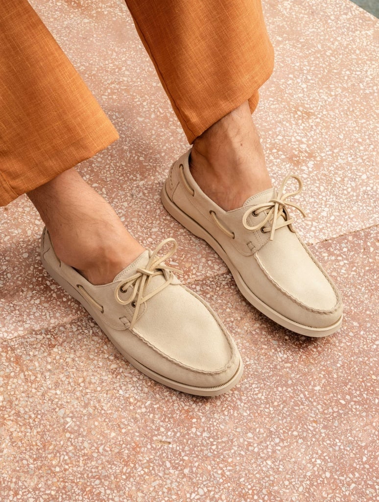 Chaussures Bateau : Lucca - Moon Sand