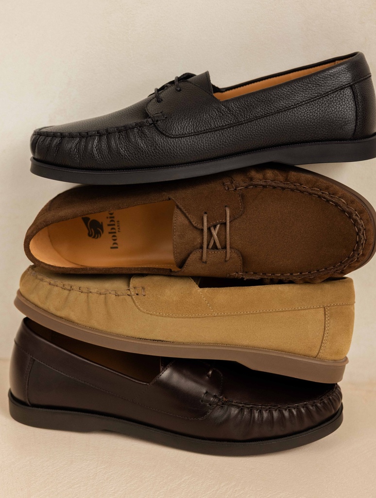 Chaussures Bateau : Miro - Caviar