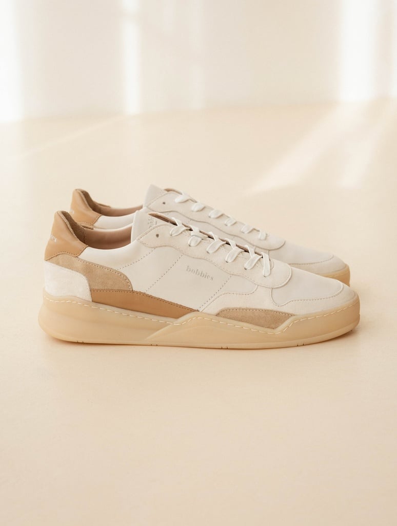 Sneakers : Malibu - Off-White - Biscuit - Sand