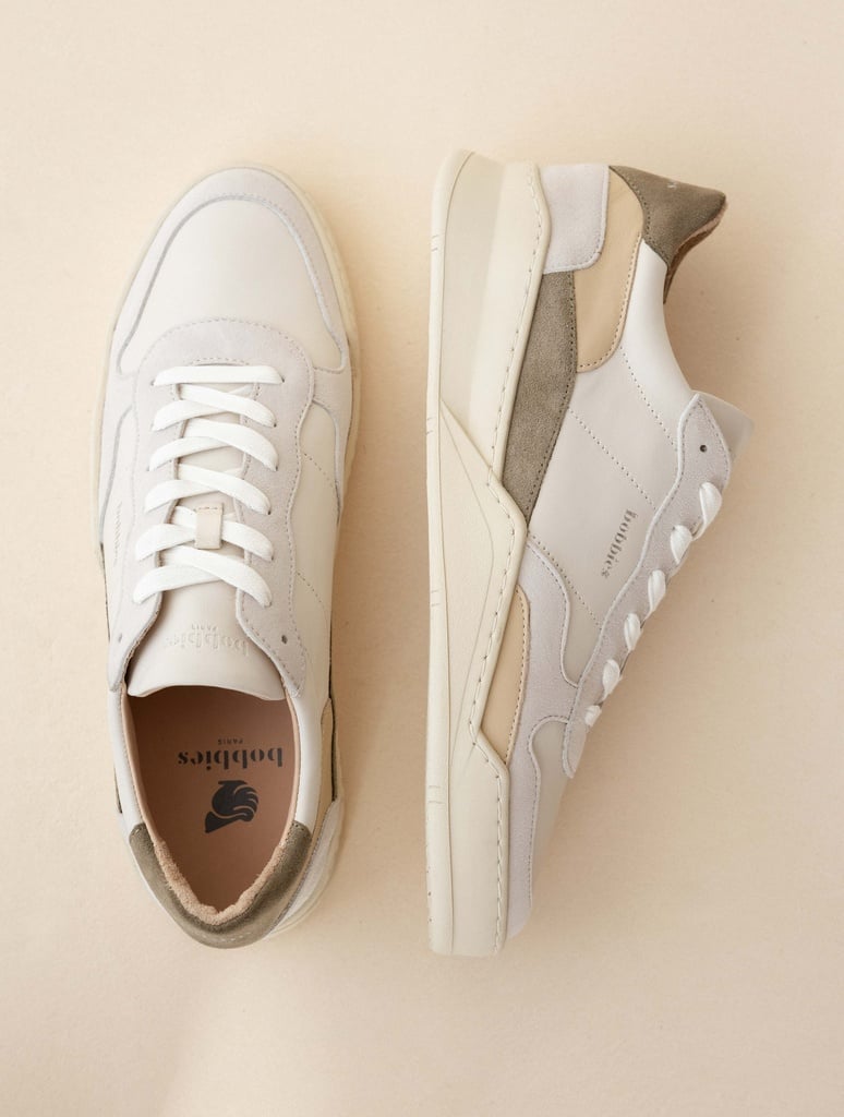 Sneakers : Malibu - Off-White - Grey Green - Beige