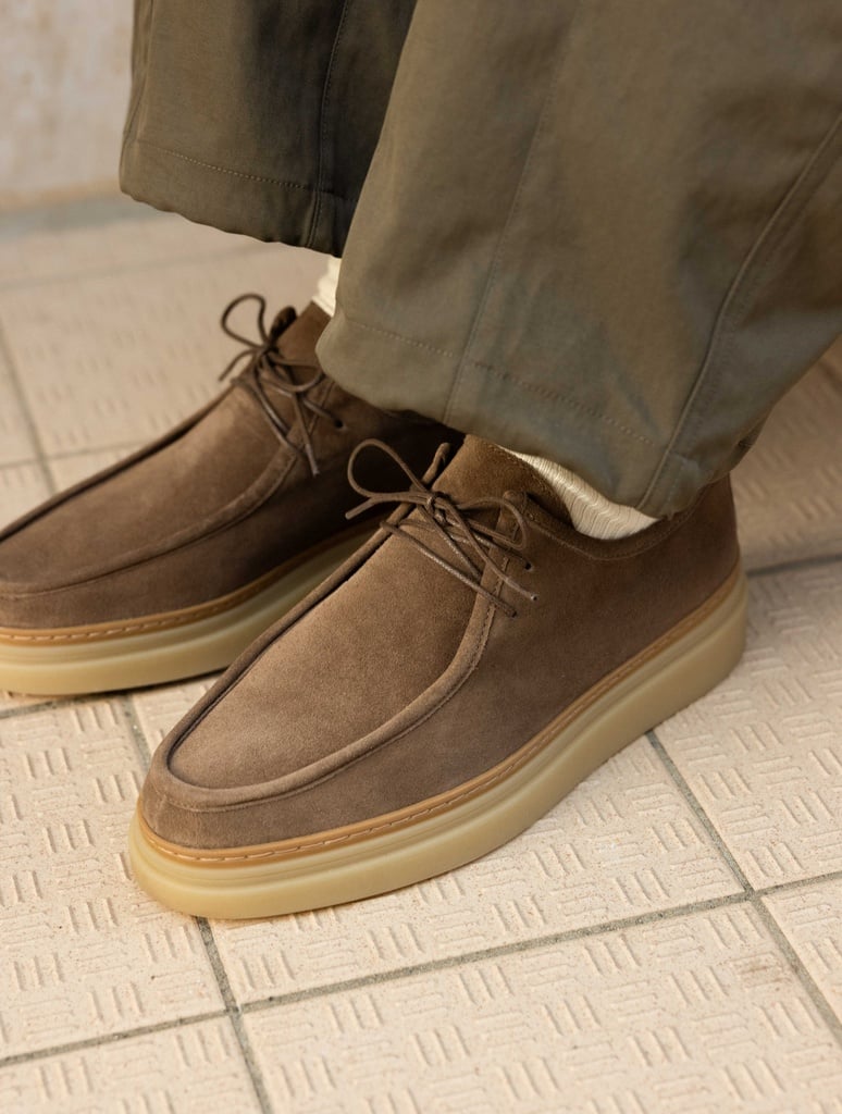 Derbys & Richelieu : Manny - Khaki Brown