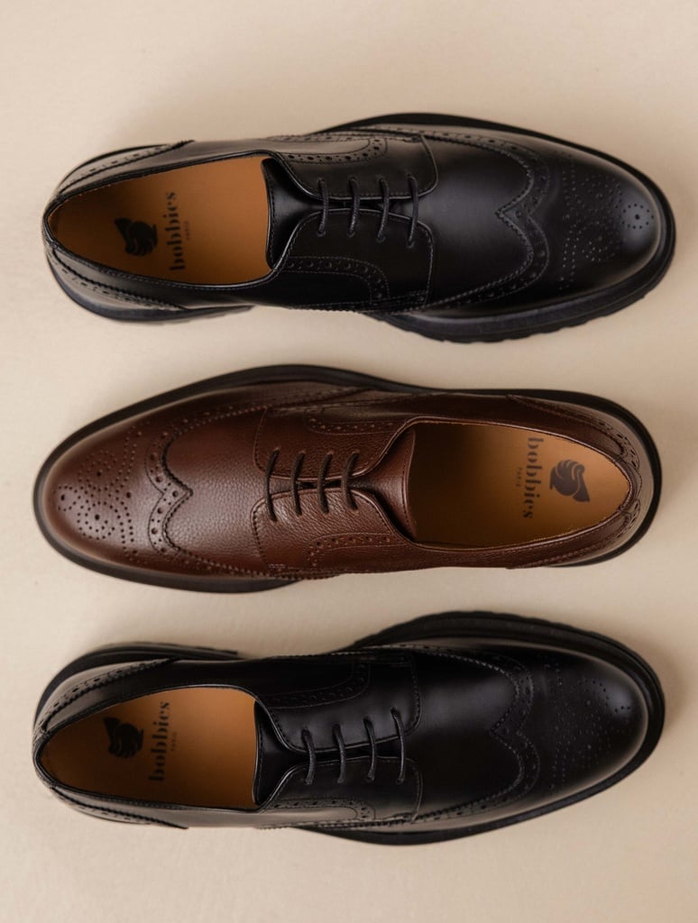 Derbys & Richelieu : Oscar - Intense Black
