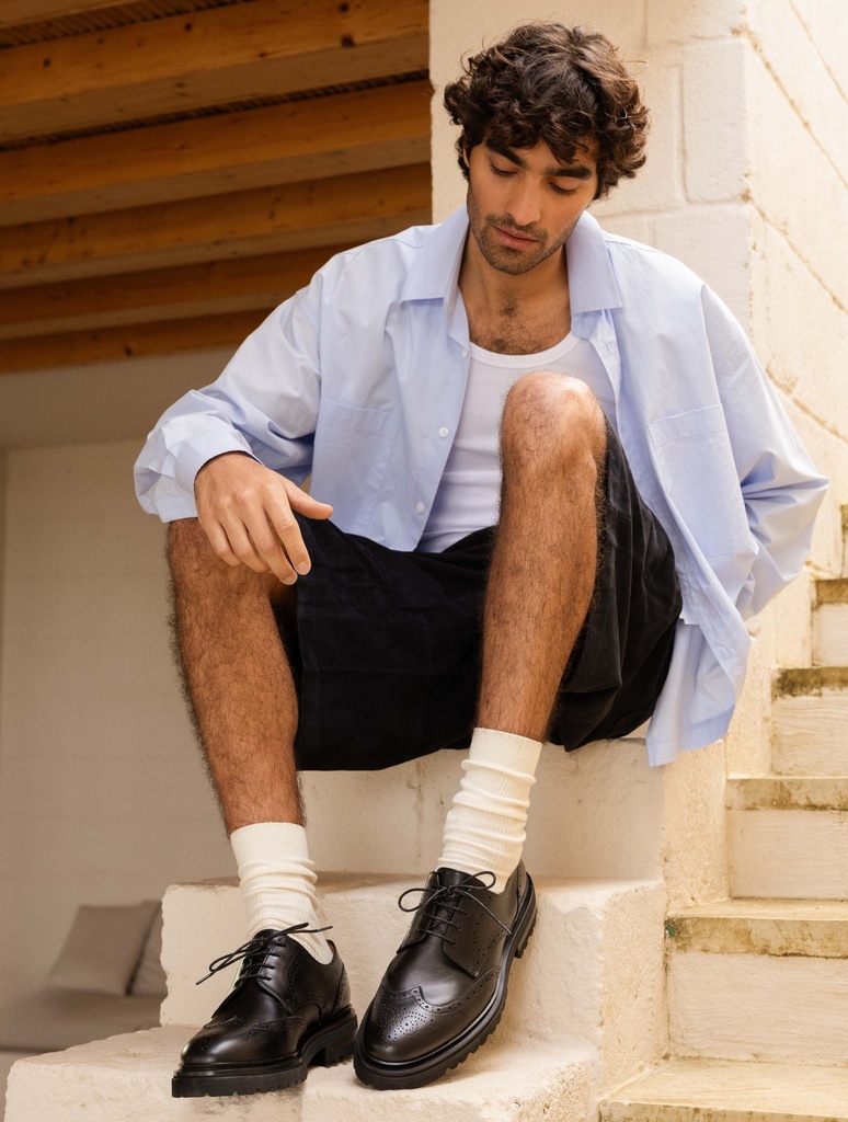 Derbys & Richelieu : Oscar - Intense Black