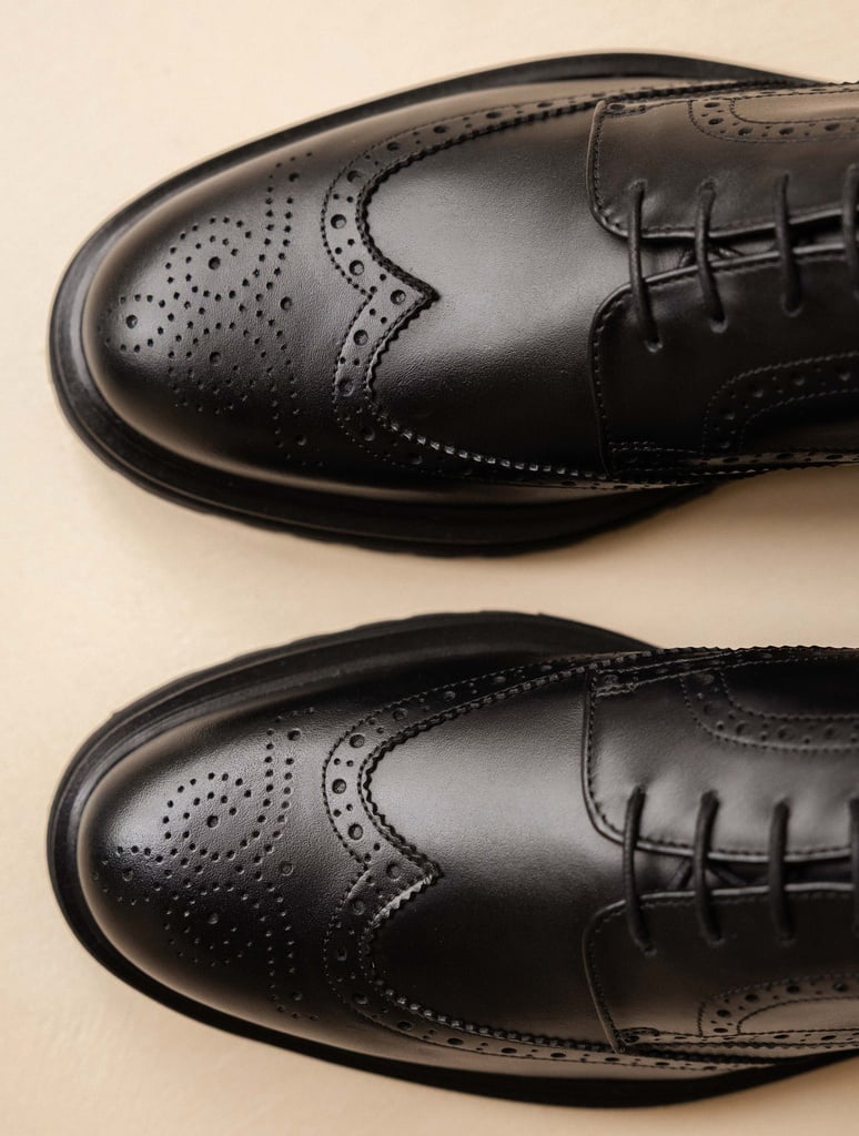 Derbys & Richelieu : Oscar - Intense Black