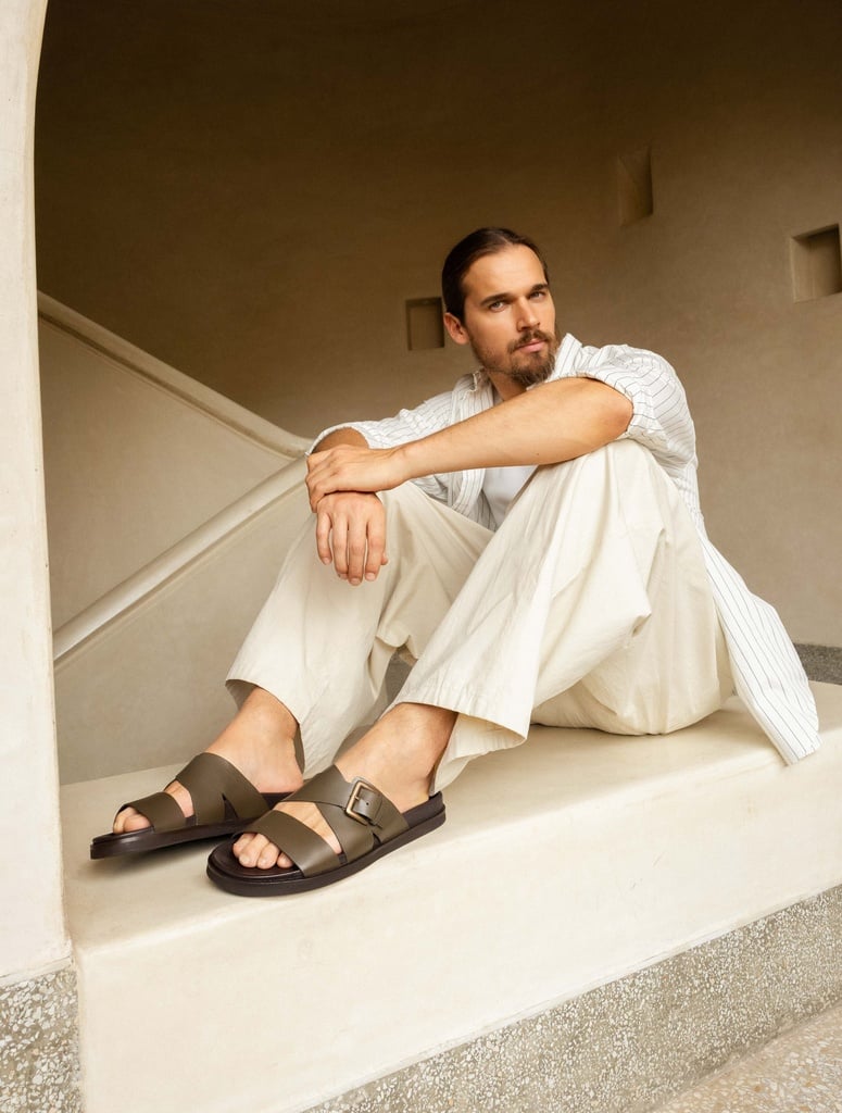 Flat Sandals : Paraty - Tartufo Khaki