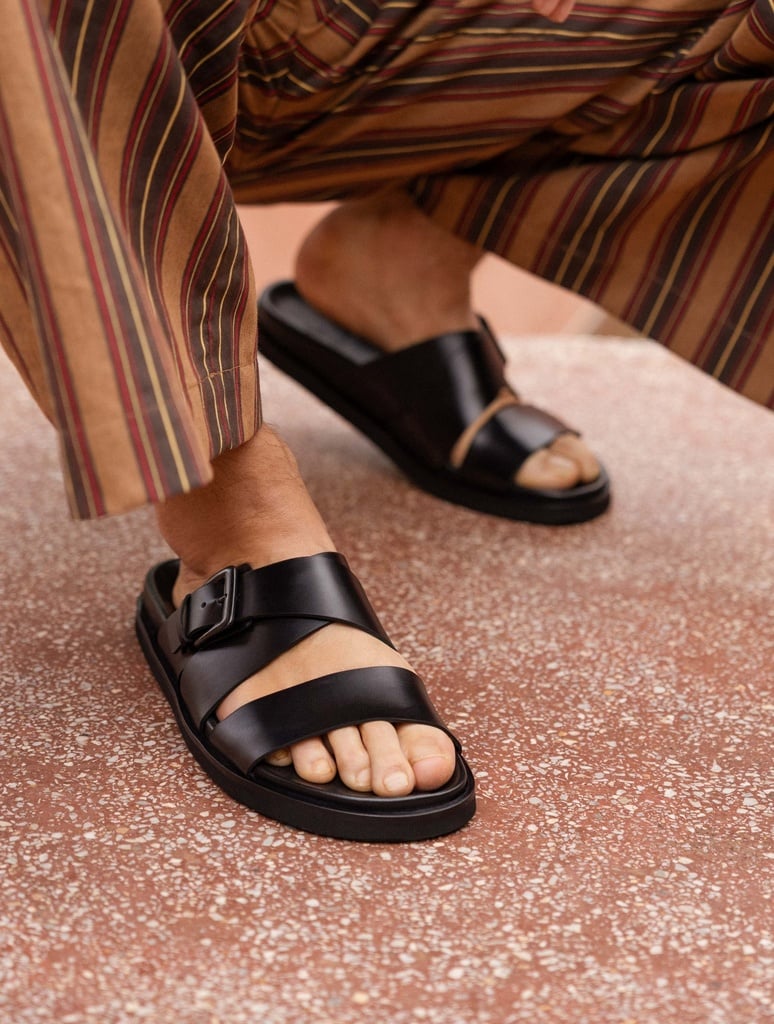 Flat Sandals : Paraty - Intense Black