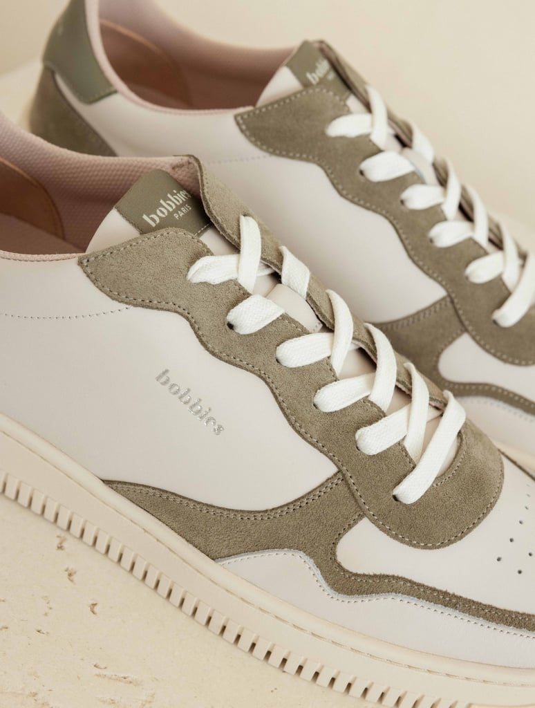 Sneakers : Travis - Off-White & Ash Green