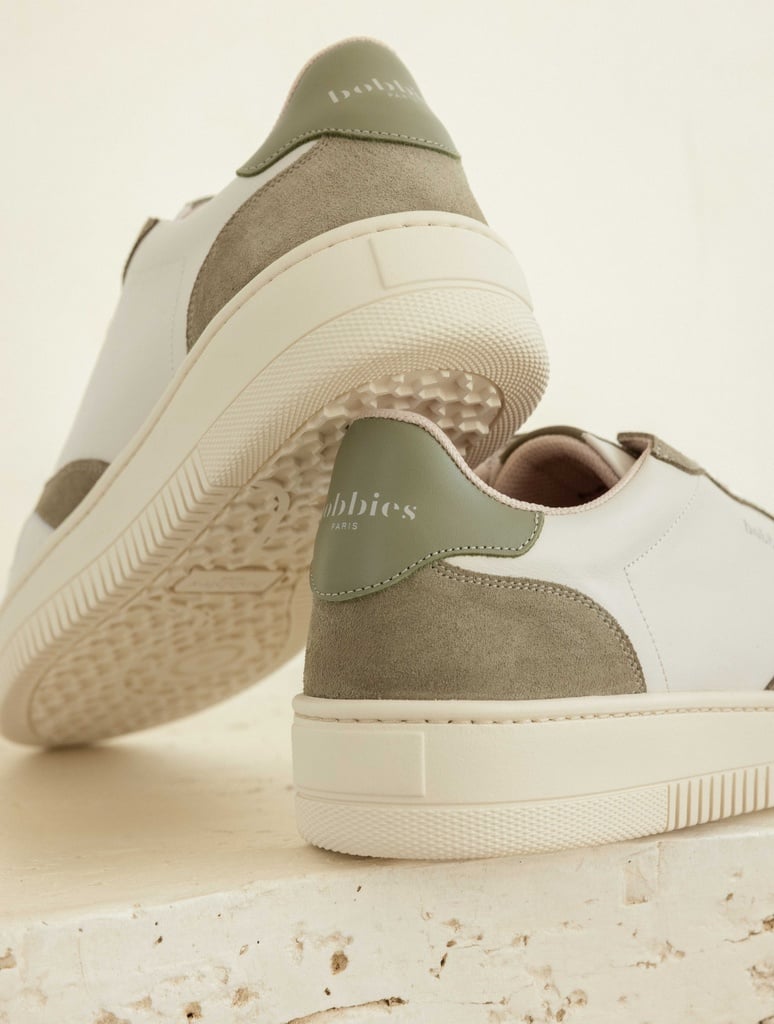 Sneakers : Travis - Off-White & Ash Green
