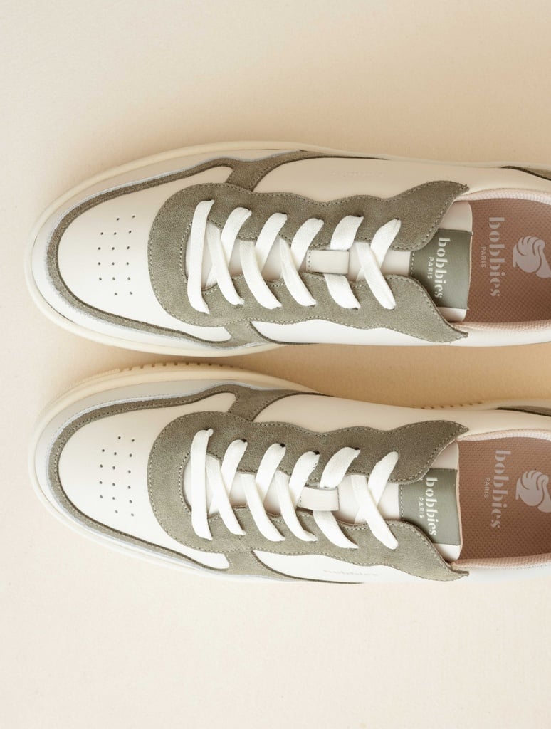 Sneakers : Travis - Off-White & Ash Green