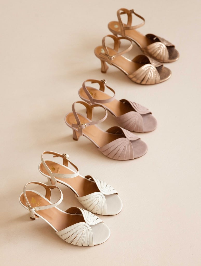 Heeled Sandals : Alya - Milk
