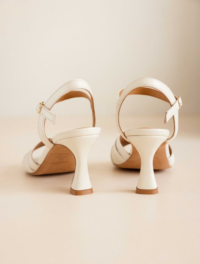 Heeled Sandals : Alya - Milk