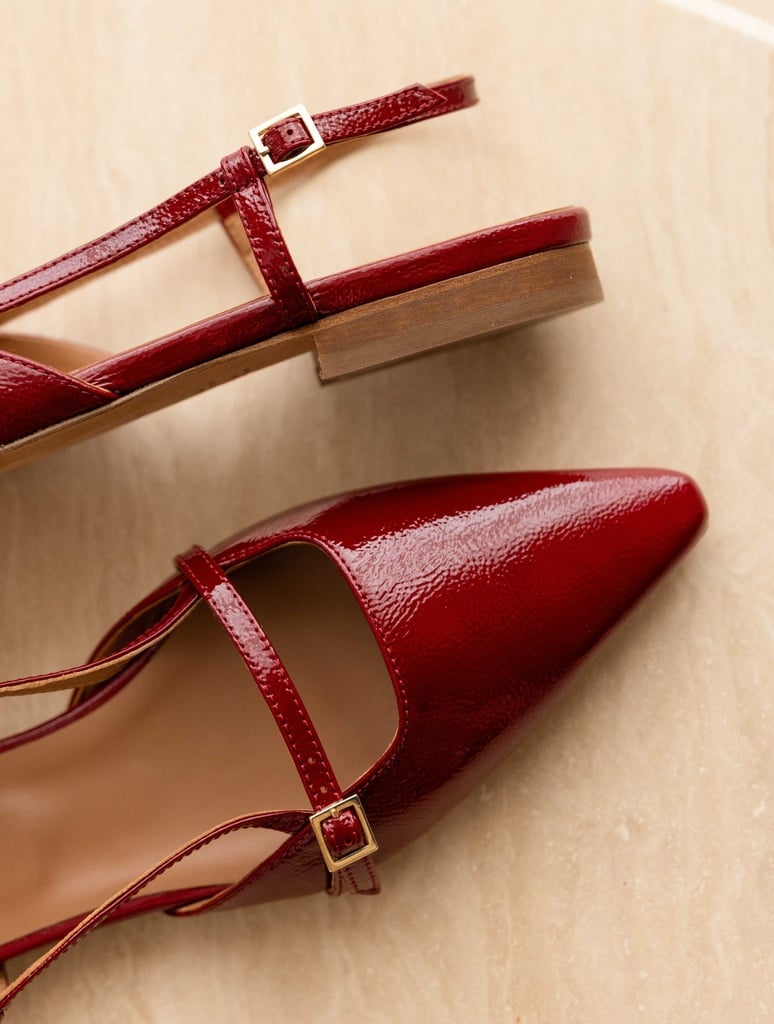 Ballet Flats : Amel - Cherry Gloss