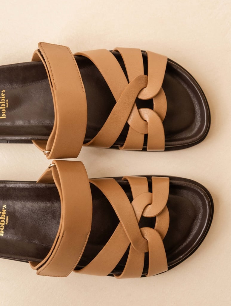 Flache Sandalen : Atlas - Hazelnut