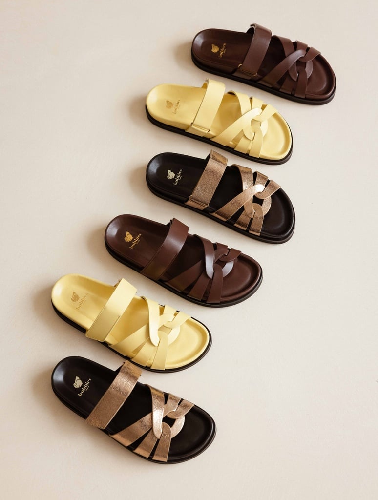 Flat Sandals : Atlas - Sepia Gold