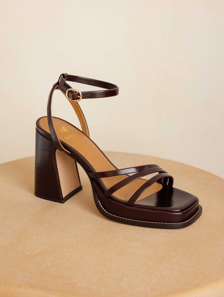 Heeled Sandals : Bella - Irish Coffee