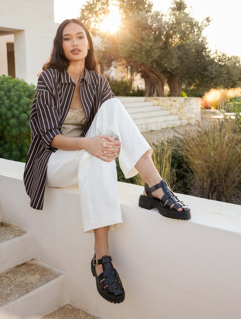 Flat Sandals : Billy - Absolute Black