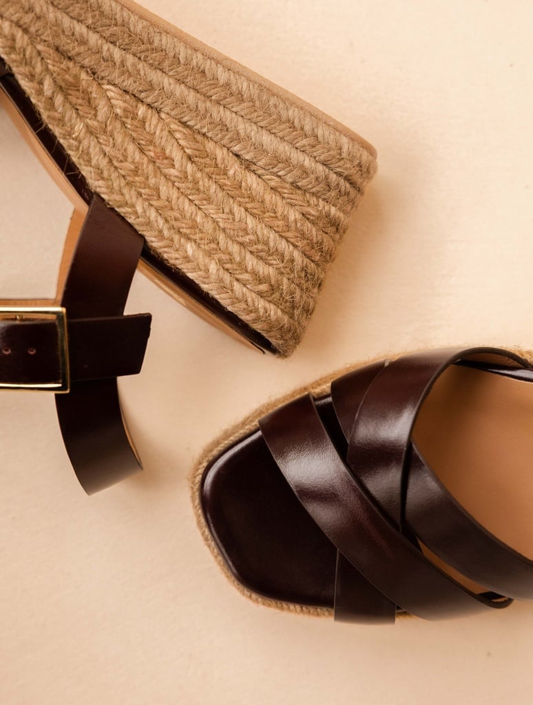 Espadrille Wedges : Cléo - Irish Coffee