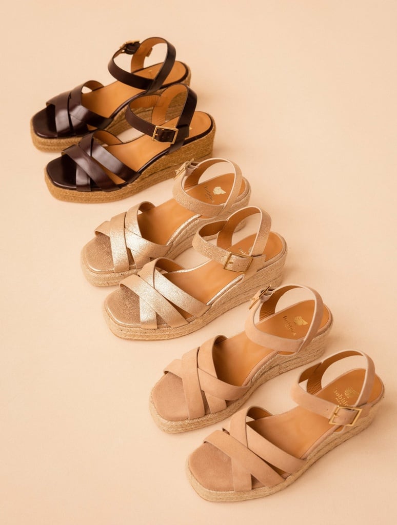 Espadrille Wedges : Cléo - Soft Sand