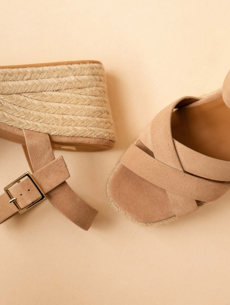 Espadrille Wedges : Cléo - Soft Sand