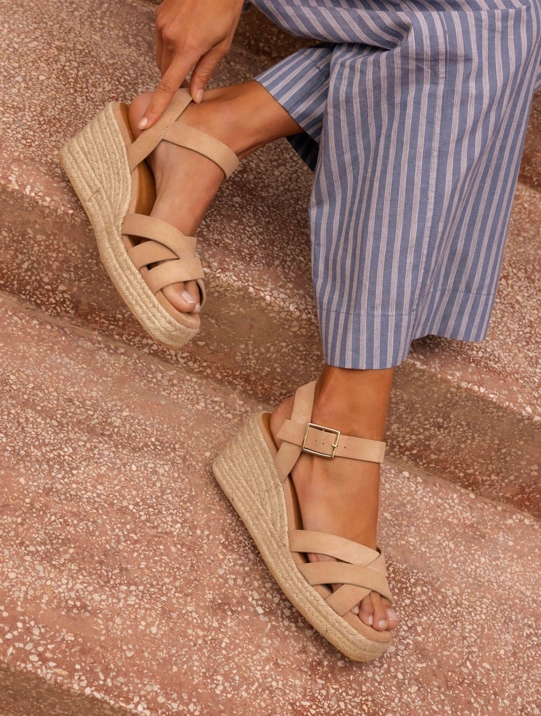 Espadrille Wedges : Cléo - Soft Sand