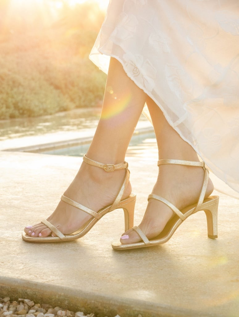 Sandalias de Tacón : Casey - Iridescent Champagne