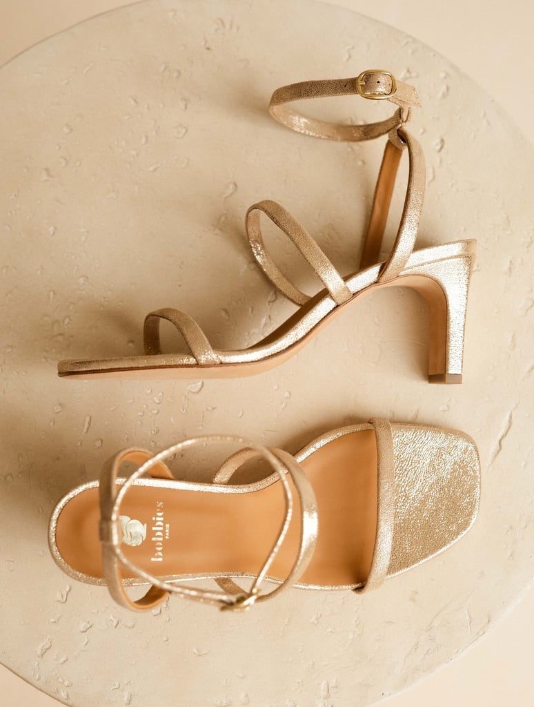 Sandales à Talons : Casey - Iridescent Champagne