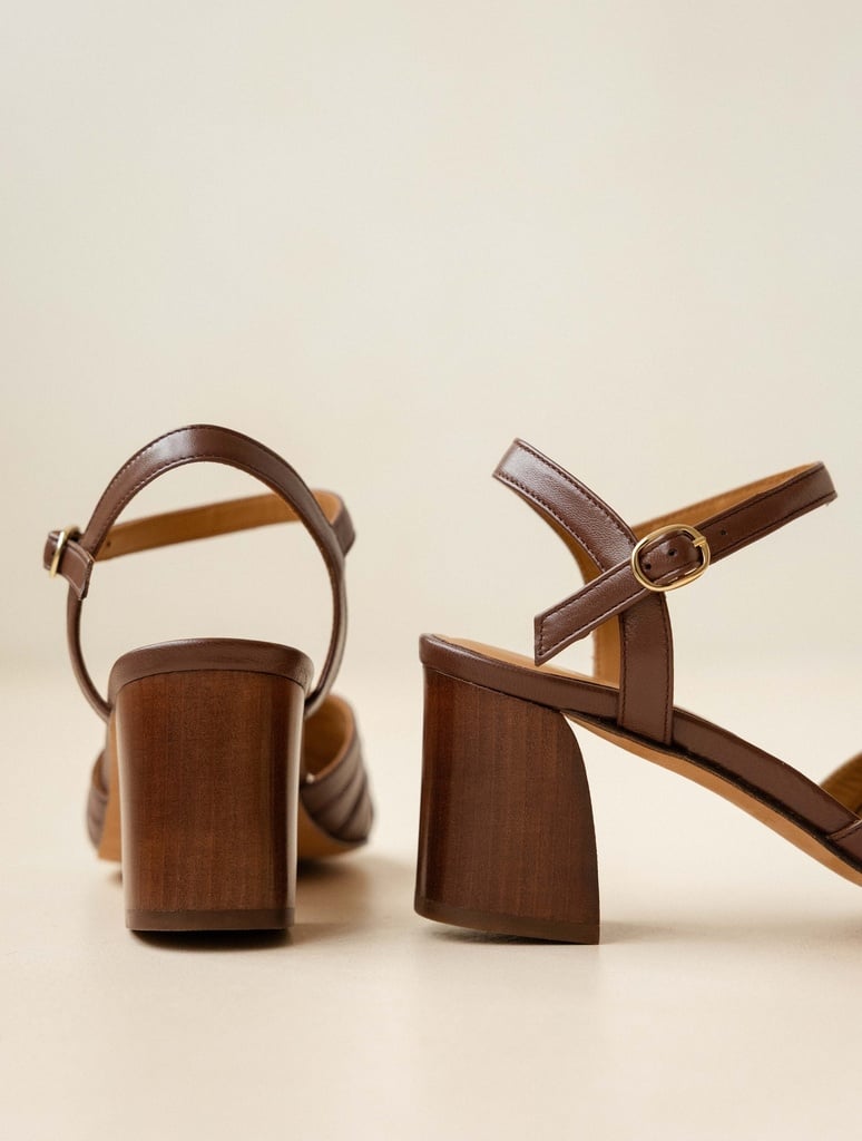 Heeled Sandals : Eileen - Chocolate