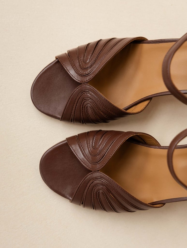 Heeled Sandals : Eileen - Chocolate