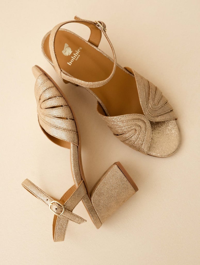 Sandalias de Tacón : Eileen - Iridescent Champagne