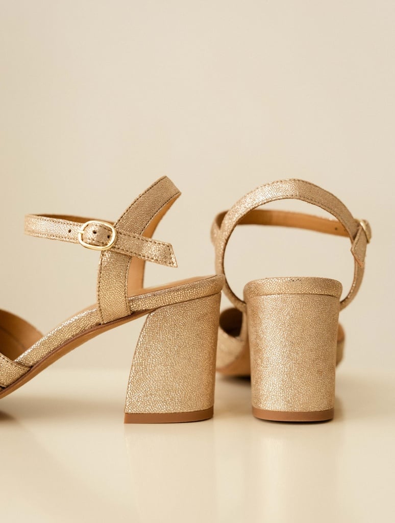 Sandales à Talons : Eileen - Iridescent Champagne